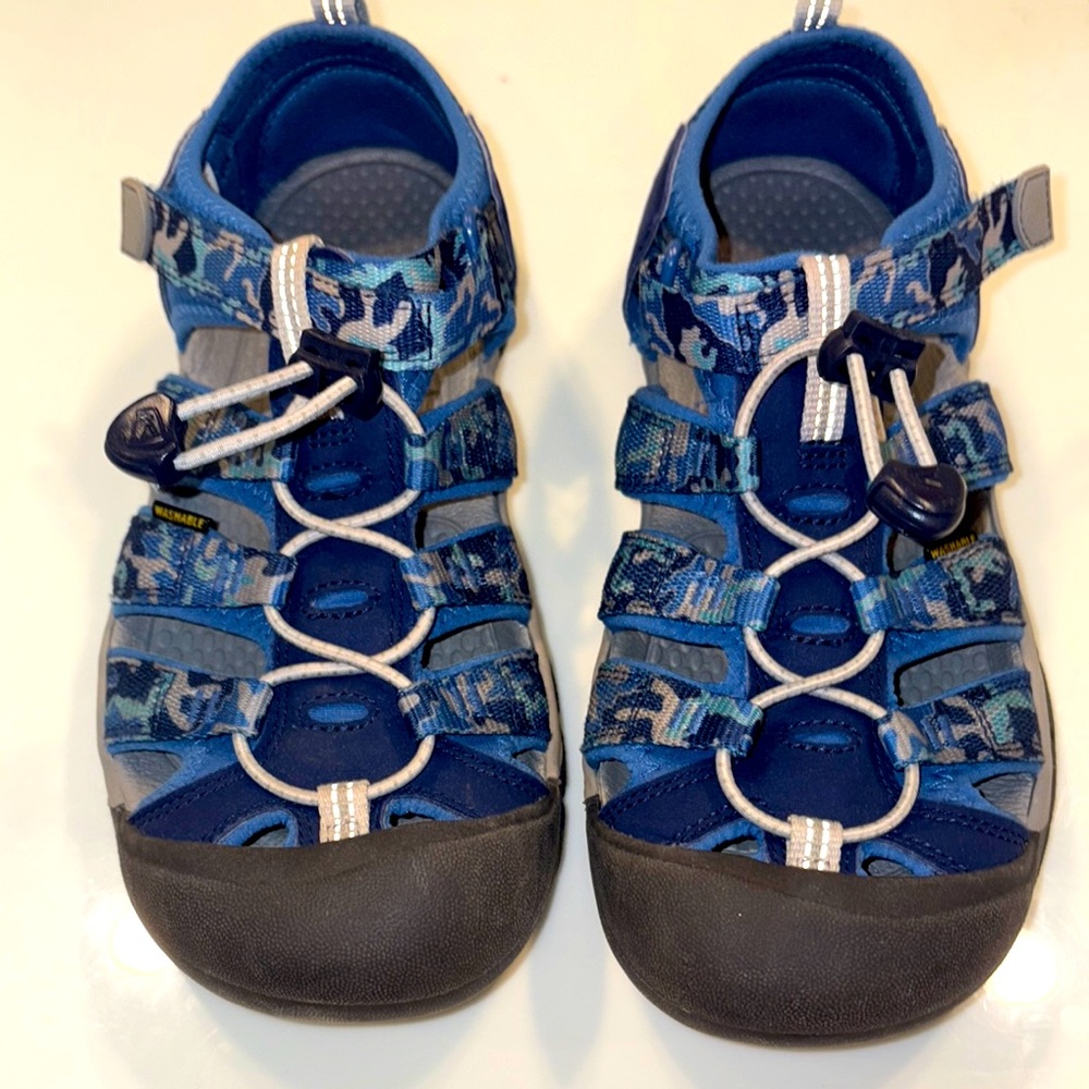 Keen Blue Camo Sandals